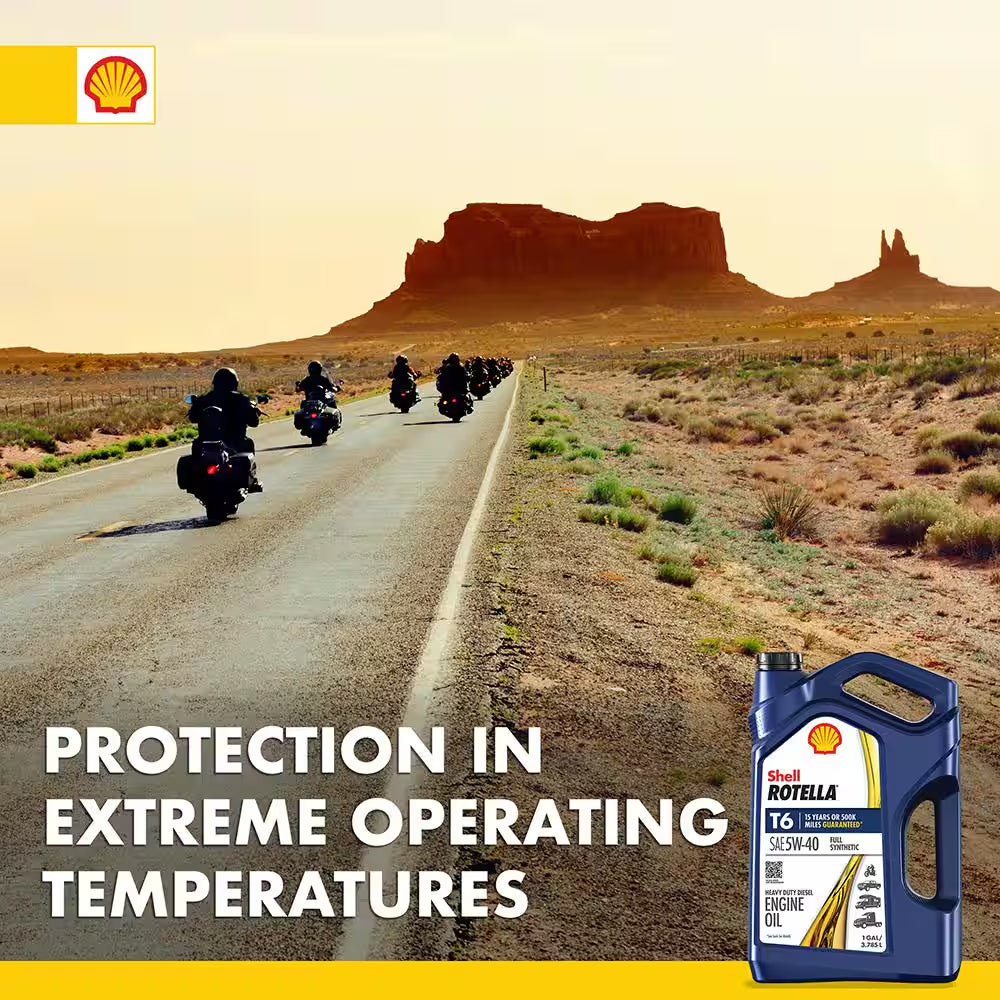 T6 Full Synthetic SAE 5W-40 Diesel Motor Oil 1 Gal.