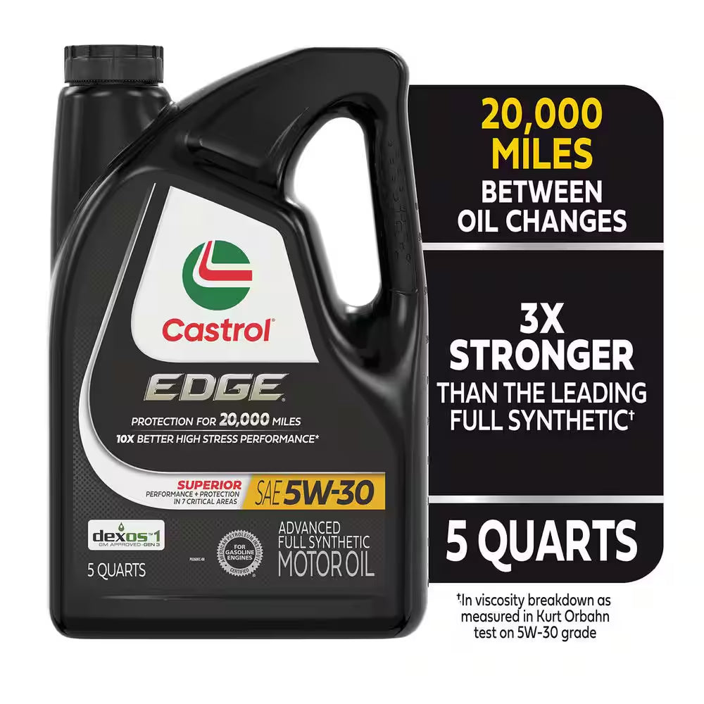 EDGE 5W-30 Advanced Full Synthetic Motor Oil, 5-Qt.