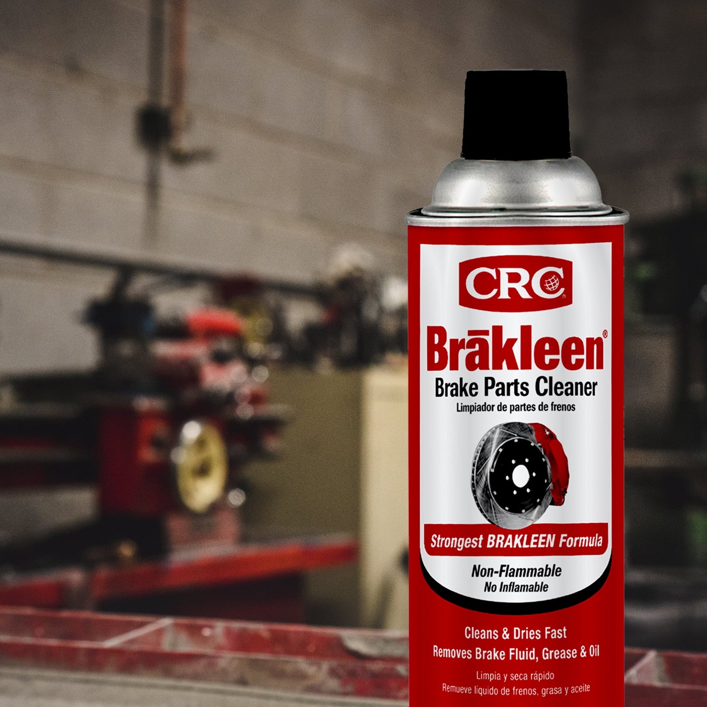 CRC 05089 Brakleen Non-Flammable Brake Parts Cleaner - 19 Oz. - Ideal for Cars, Trucks, & Motorcycles - Safe for All Brake Parts