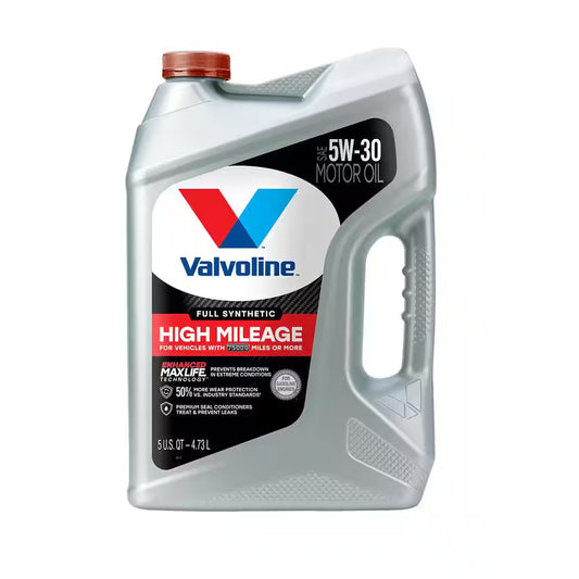 160 Fl Oz. 5W30 Full Synthetic High Mileage with Maxlife Technology Motor Oil
