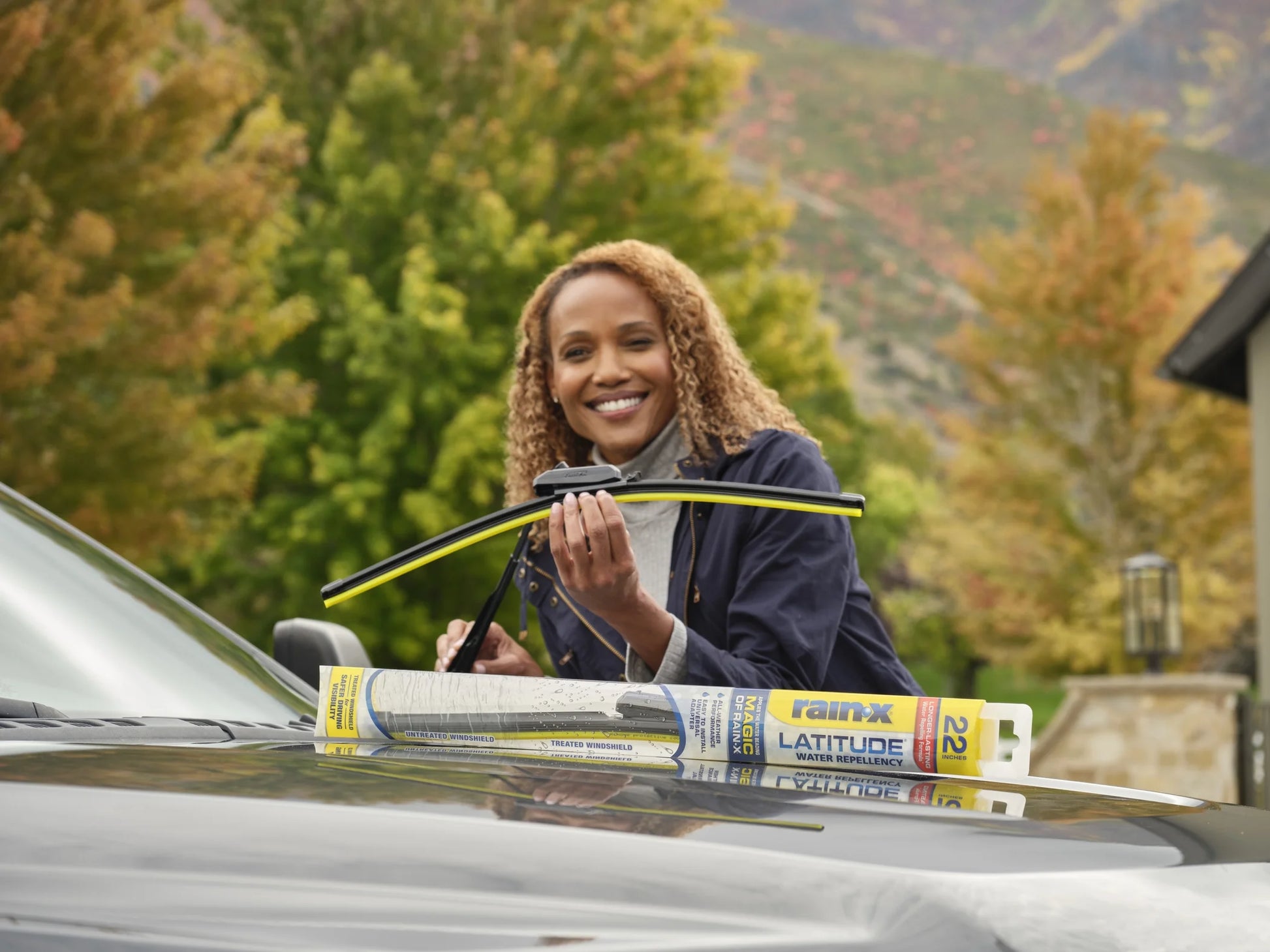 Rain-X Latitude Water Repellency 26" 2-In-1 Windshield Wiper Blade