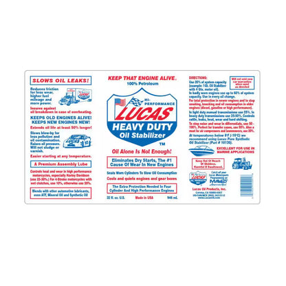 32 Oz. Heavy Duty Oil Stabilizer