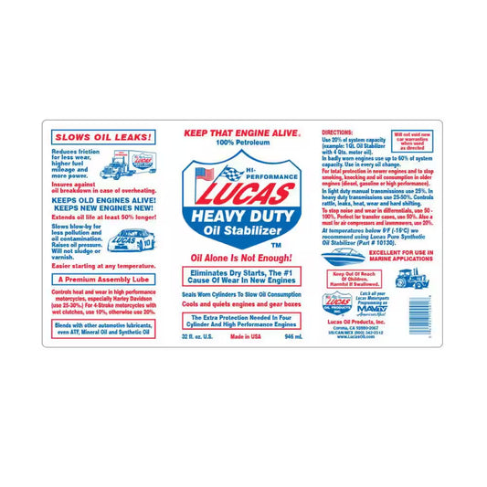32 Oz. Heavy Duty Oil Stabilizer