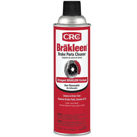 CRC 05089 Brakleen Non-Flammable Brake Parts Cleaner - 19 Oz. - Ideal for Cars, Trucks, & Motorcycles - Safe for All Brake Parts