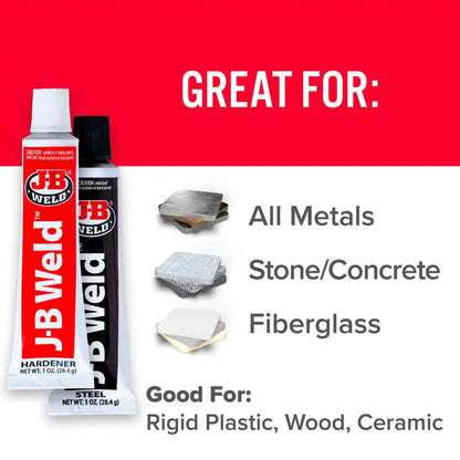 Two 1 Oz. Twin Tube Cold Weld Epoxy