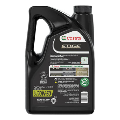 EDGE 10W-30 Advanced Full Synthetic Motor Oil, 5 Qt.