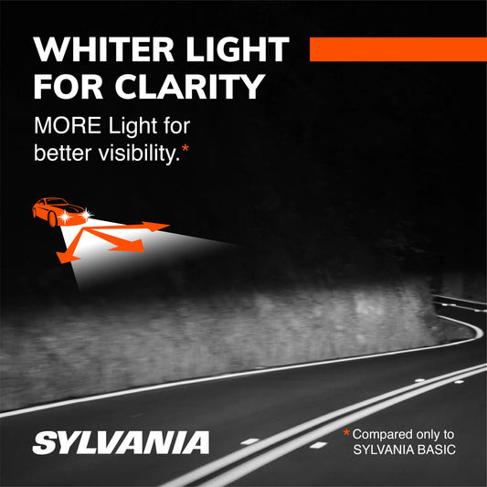 Sylvania H11 Silverstar ULTRA Halogen Headlight Bulb, 2 Pack, Compatible with Multiple Cars