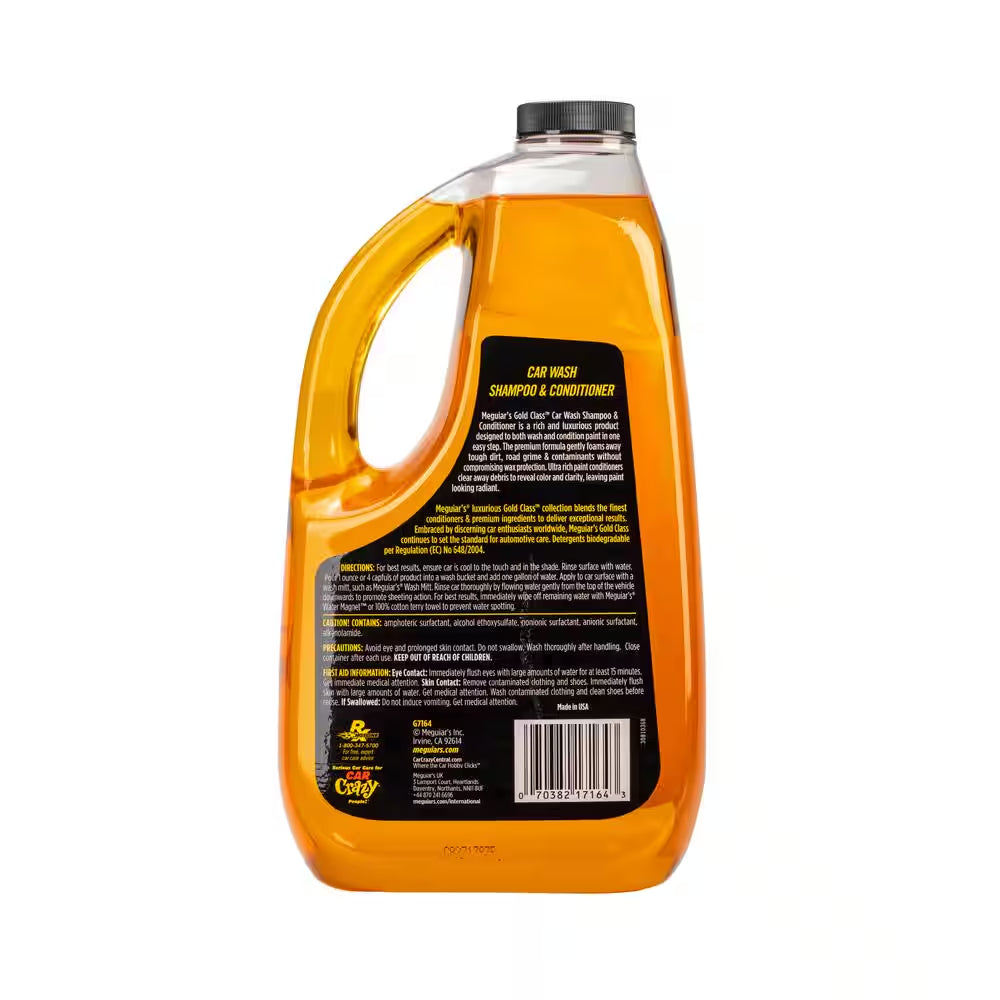 64 Oz. Automotive Gold Class Car Wash Shampoo and Conditioner