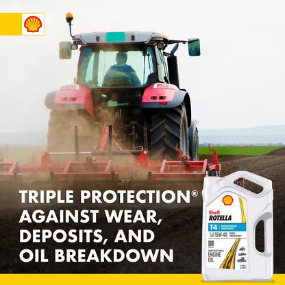 T4 Triple Protection SAE 15W-40 Diesel Motor Oil 1 Gal.