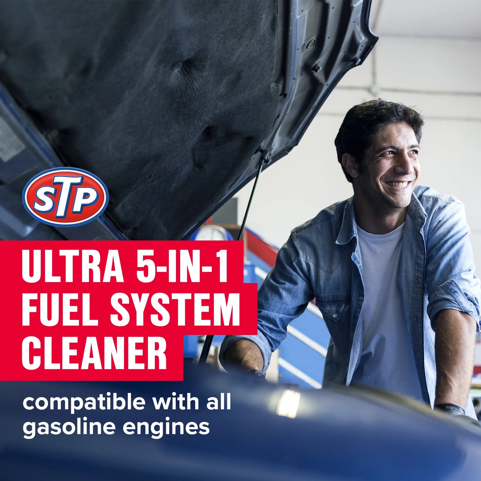 STP (R) Ultra 5 in 1 Fuel System Cleaner - 12 OZ