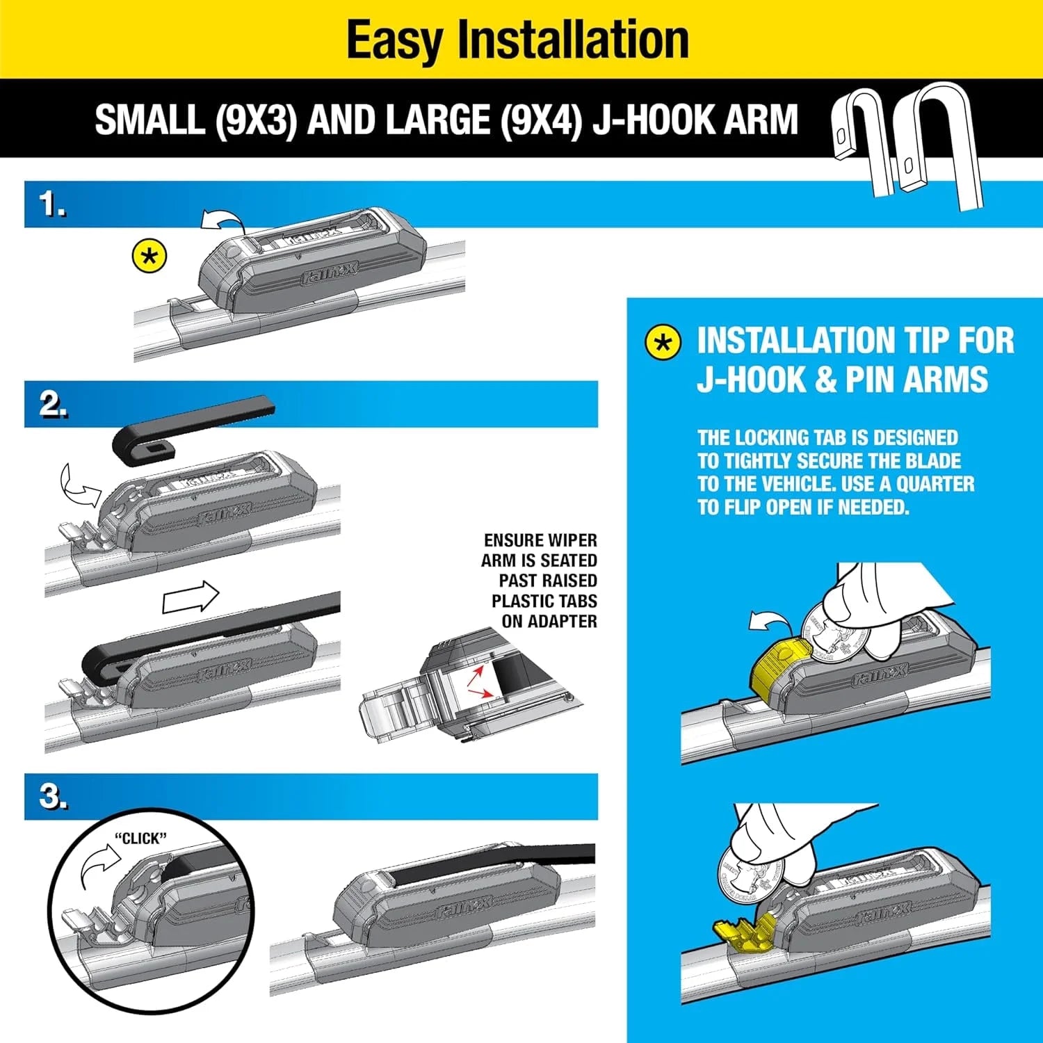 Rain-X Latitude Water Repellency 26" 2-In-1 Windshield Wiper Blade