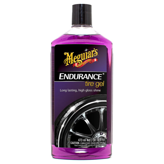 Meguiar'S G7516 Endurance Tire Gel, Premium Tire Gel for a Lasting Glossy Shine - 16 Oz Bottle, PURPLE E11