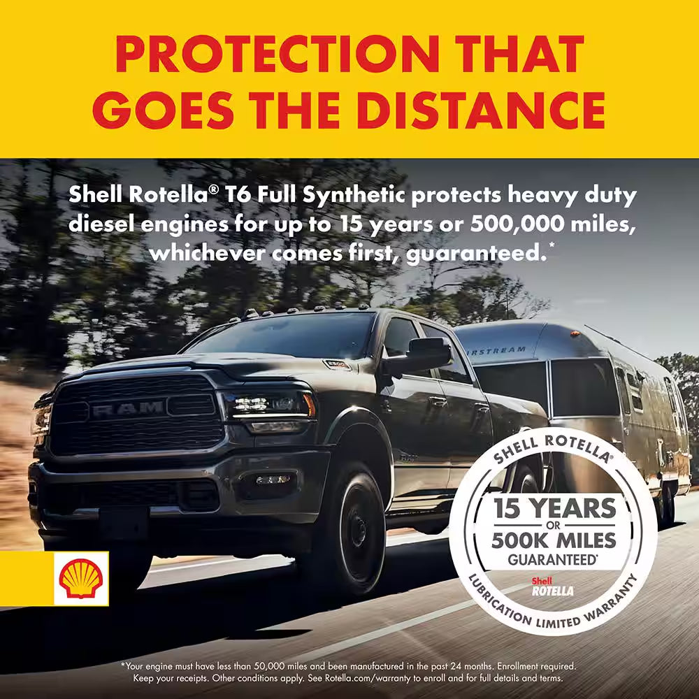 T6 Full Synthetic SAE 5W-40 Diesel Motor Oil 1 Gal.