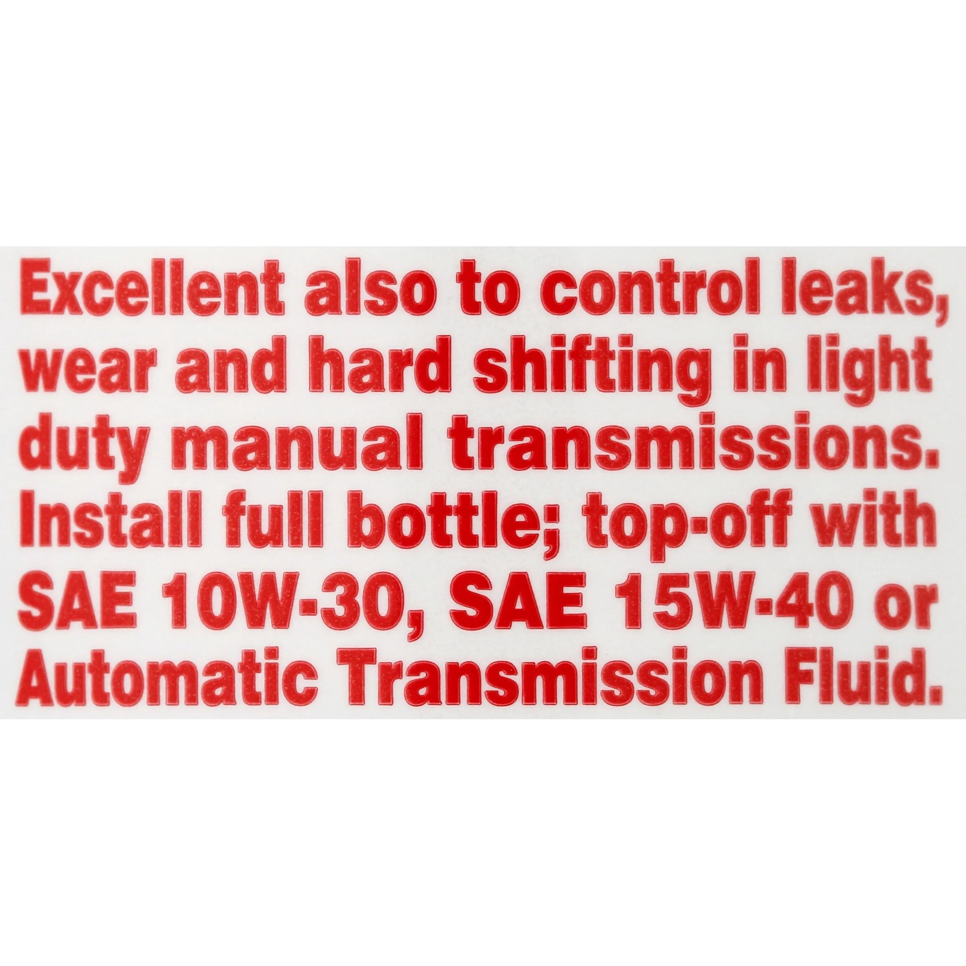 Lucas 10009 Transmission Fix Automotive Performance Additive 24 Ounce - Stops Transmission Slips