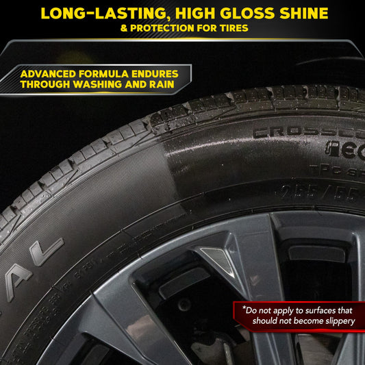 Meguiar'S G7516 Endurance Tire Gel, Premium Tire Gel for a Lasting Glossy Shine - 16 Oz Bottle, PURPLE E11