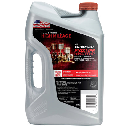 Valvoline Full Synthetic High Mileage with Maxlife Technologyl 5W-30 Motor Oil 5 QT