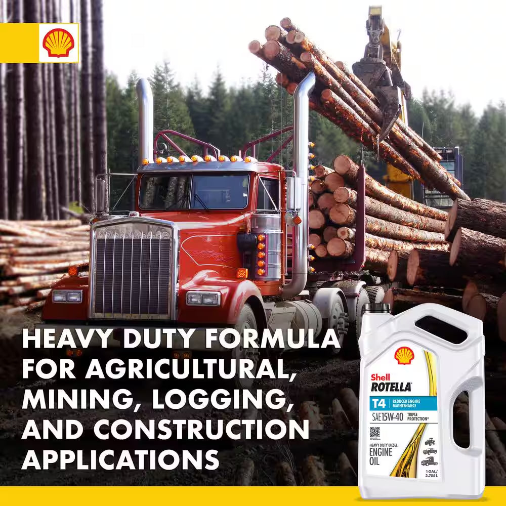 T4 Triple Protection SAE 15W-40 Diesel Motor Oil 1 Gal.
