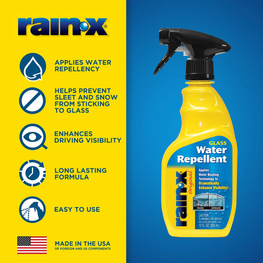 Rain-X Glass Water Repellent Original Treatment, 12 Oz - 630045W