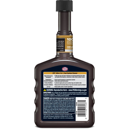 STP (R) Ultra 5 in 1 Fuel System Cleaner - 12 OZ