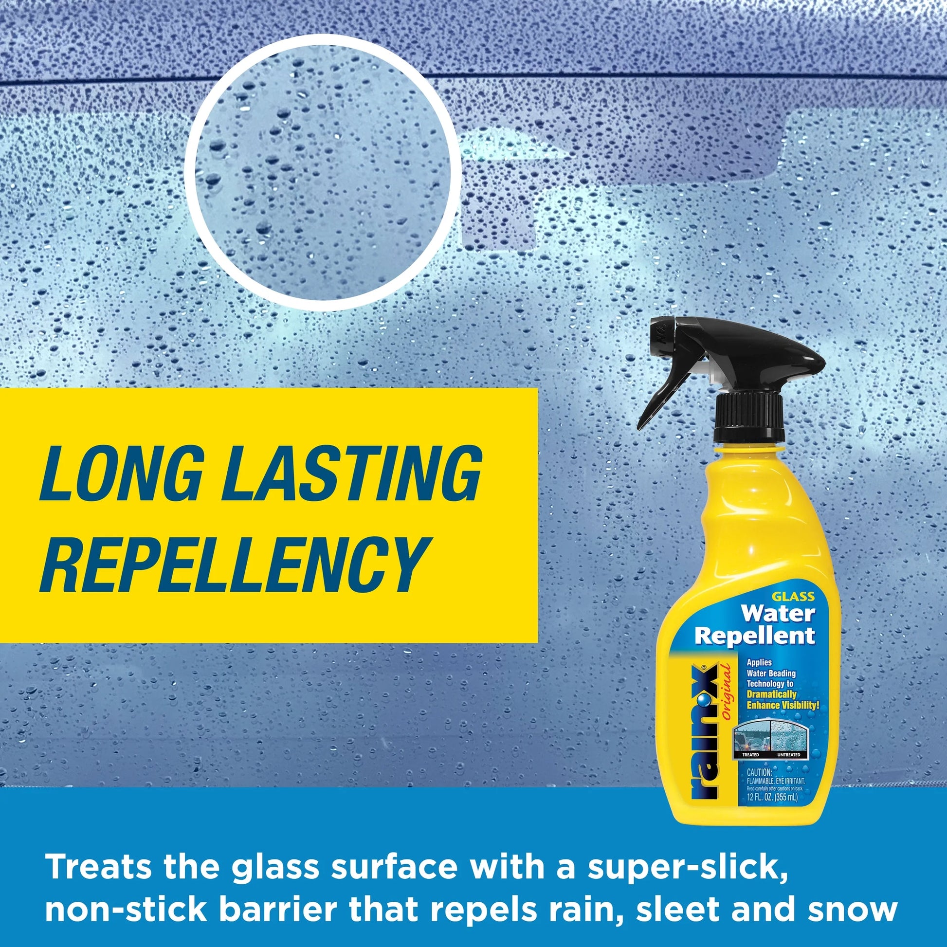 Rain-X Glass Water Repellent Original Treatment, 12 Oz - 630045W