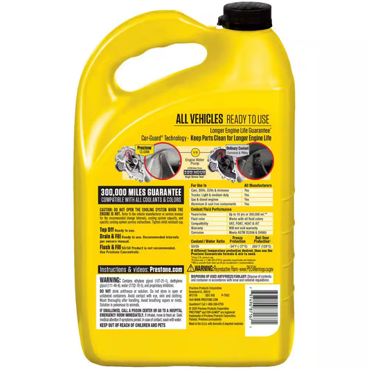 All Vehicles - 10Yr/300K Mi - Antifreeze+Coolant (1 Gal - Ready to Use)