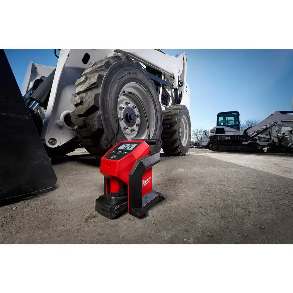 M12 12-Volt Lithium-Ion Cordless Electric Portable Inflator (Tool-Only)