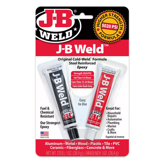 Two 1 Oz. Twin Tube Cold Weld Epoxy
