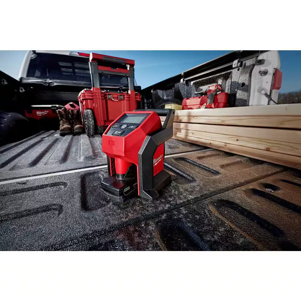 M12 12-Volt Lithium-Ion Cordless Electric Portable Inflator (Tool-Only)