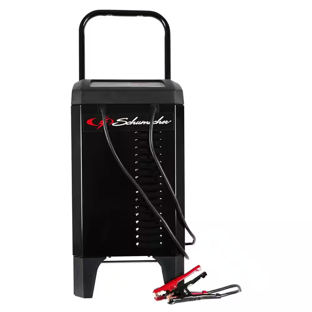 Automotive 6 Volt and 12 Volt 200 Amp Fully Automatic Wheeled Jump Starter and Battery Charger with 40 Amp Boost